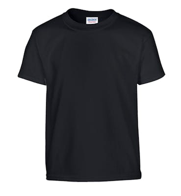Gildan First Quality Youth T-Shirt - Black - XS