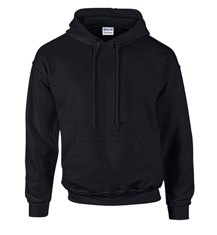 mens black hooded sweatshirt