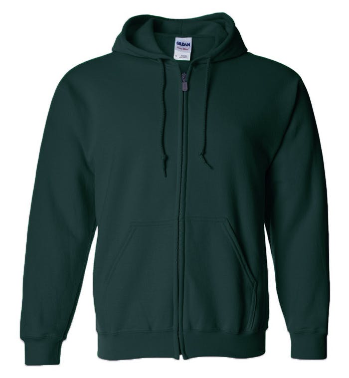 gildan forest green hoodie