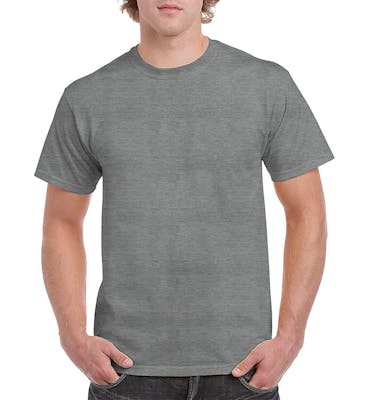 Gildan Heavy Cotton Men's T-Shirt - Graphite Heather, Medium