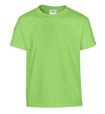 Gildan Irregular Youth T-Shirt - Lime - Large