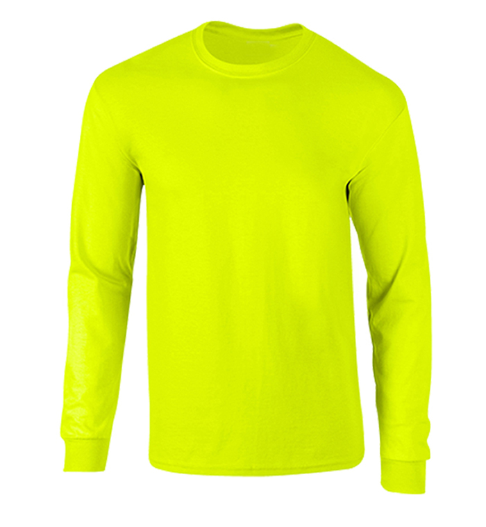Wholesale Jerzees Heavyweight Blend LongSleeve TShirt Safety Green
