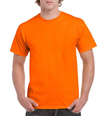 Gildan Heavy Cotton Men's T-Shirt - Safety Orange, XL