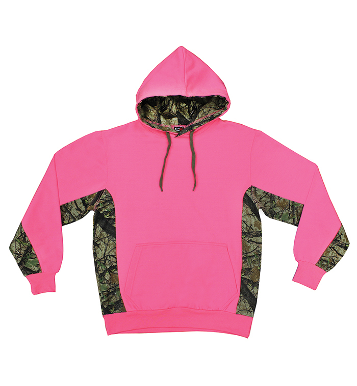 safety pink hoodie