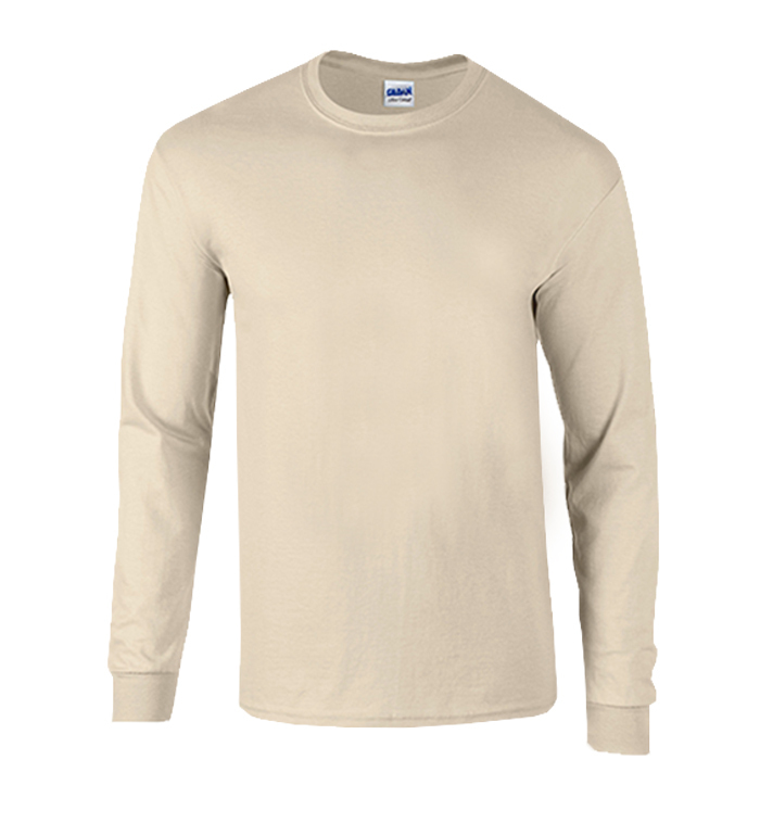 Irregular Long-Sleeve T-Shirt - Sand, 2 