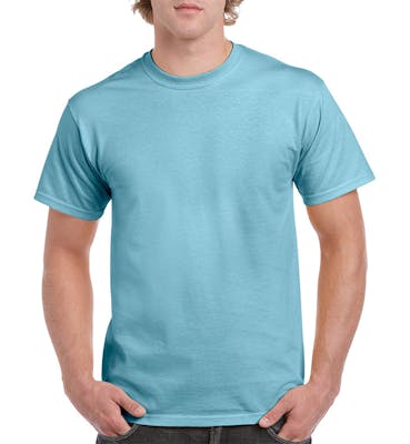 Gildan Heavy Cotton Men's T-Shirt - Sky, Medium