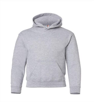 Youth Hooded Pullovers - Medium, Sports Grey