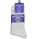 Diabetic Crew Socks, White, Large (2 of 2)