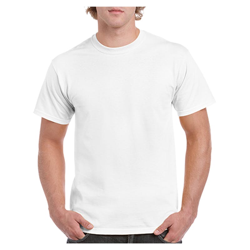 Gildan Irregular Men's T-Shirt - White  Medium