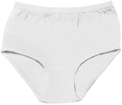 Cotton Plus Panties - White - Size 12