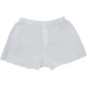 Men's Boxer Shorts - White, Large