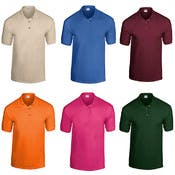 Irregular Gildan Polo Shirts - Assorted, Medium