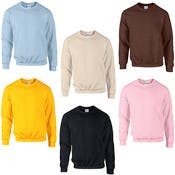 Irregular Crew Neck Sweatshirts - Assorted, Large