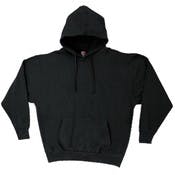 Cotton Plus Men's Hoodies - Black, 3X