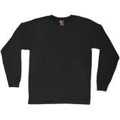Cotton Plus Long Sleeve T-Shirts, Black, Large