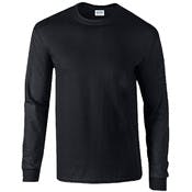 Irregular Long-Sleeve Tees - Black, Medium