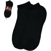 Adult Ankle Socks, Black, Size 10-13