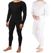 Thermal Underwear Sets - Black, 4X