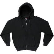 Cotton Plus Hooded Sweatshirts, Black, 4X