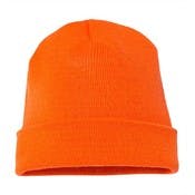 Adult Cuffed Beanie, Orange, XL