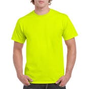 Gildan Heavy Cotton Men's T-Shirt, Safety Green, 5X