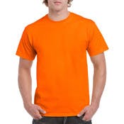 Gildan Cotton Men's T-Shirts, Safety Orange, XL
