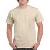 Gildan Cotton Men's T-Shirts, Sand, Medium
