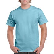 Gildan Cotton Men's T-Shirts, Sky, Medium