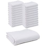 Thermal Blankets, White, Twin, No Snag