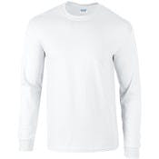 Gildan Long-Sleeve Tees, White, 3X