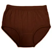 Cotton Plus Women's Panties, Chocolate, Size 9