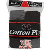 Men's Tube Socks - Chocolate, Size 10-13