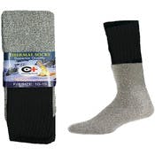 Adult Thermal Socks - Black, Size 10-13