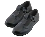 Girls' School Shoes - Black, Size 11-3, Age 4-8 Years