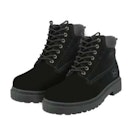 Men's 6" Suede Work Boots, Black, 9-13 image number null