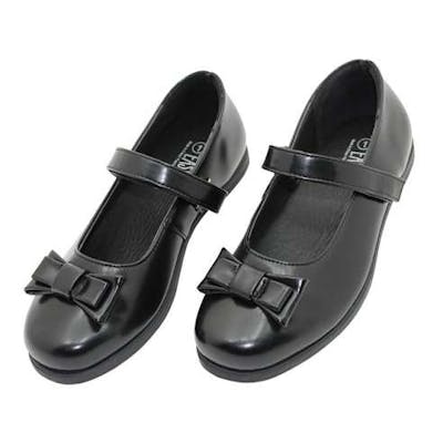 Girls' School Shoes - Black, Size 11-3, Age 4-8 Years