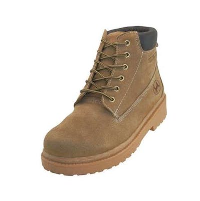 Men's 6" Suede Work Boots, Tan, 7-14