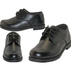 Boys' School Shoes, Black, Size 11-3, Age 4-8 Years image number null