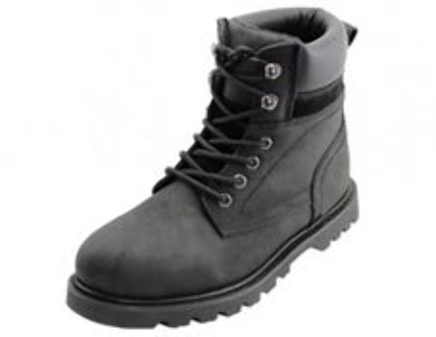 Leather Insulated Boots - Black 