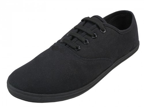 Black Color Canvas Shoes Size 