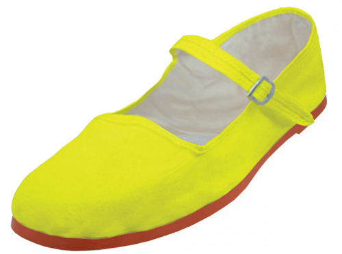 yellow color shoes
