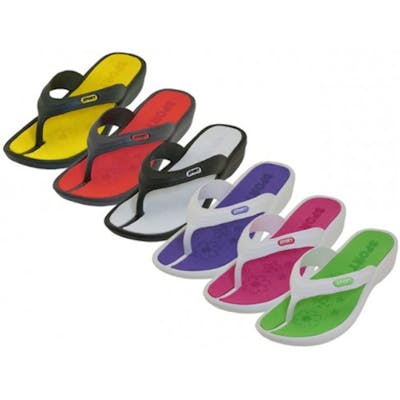 Women's EVA Two-Tone Flip Flops - Sizes 5-10, 6 Combos