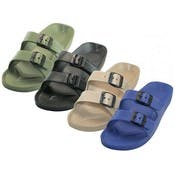 Men's Double Strap Sandals - 4 Colors, Sizes 7-12