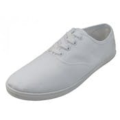 Men's Canvas Shoes - White, Sizes 7-12