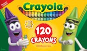 Crayola Crayon Mega Box - 120 Different Colors, Bonus Sharpener