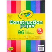 Crayola Construction Paper - 8 Colors, 96 Pages