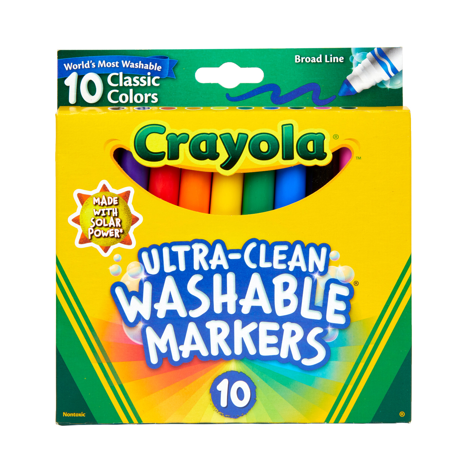 200 pc Crayola Fine Tip Washable Markers (10 colors