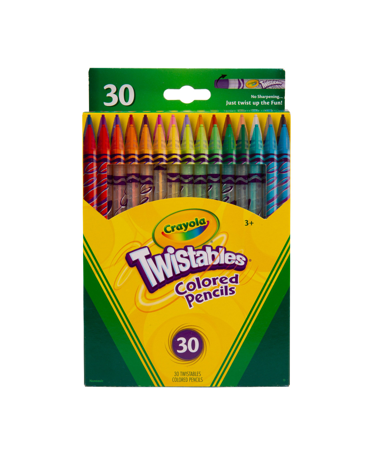 Crayola Twistables Colored Pencils, 30-Count