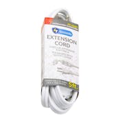 Indoor Extension Cord, White - 5'