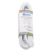 Indoor Extension Cord, White - 12'